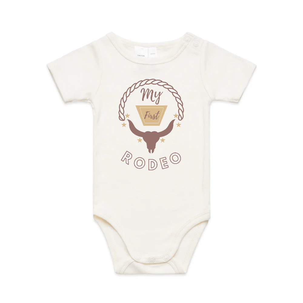 My First Rodeo Baby Onesie