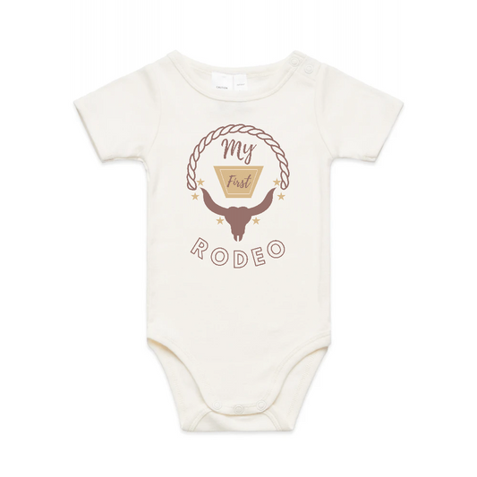 My First Rodeo Baby Onesie